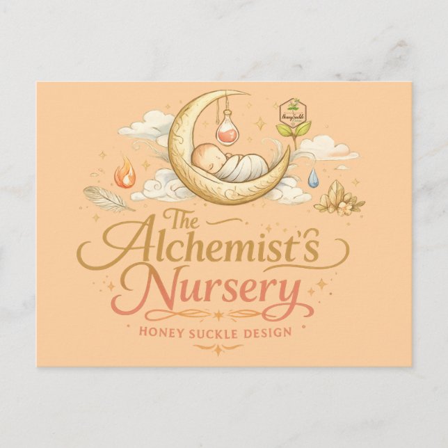 Alchemist's Nursery Holiday Postcard (Front)