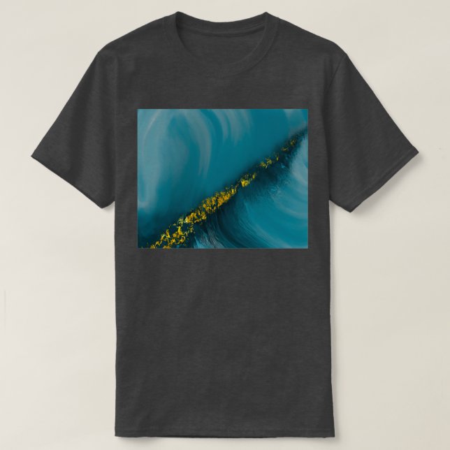 alchemy abstract dam blue T-Shirt (Design Front)