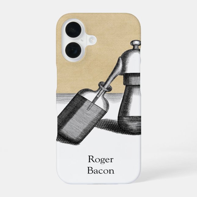 Alchemy Alembic Flask with Name Iphone Case (Back)