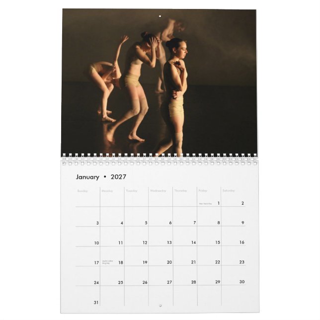 Alchemy Dance Company Calendar (Jan 2027)