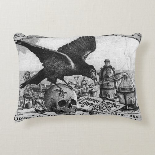 Alchemy Laboratory Raven Accent Pillow
