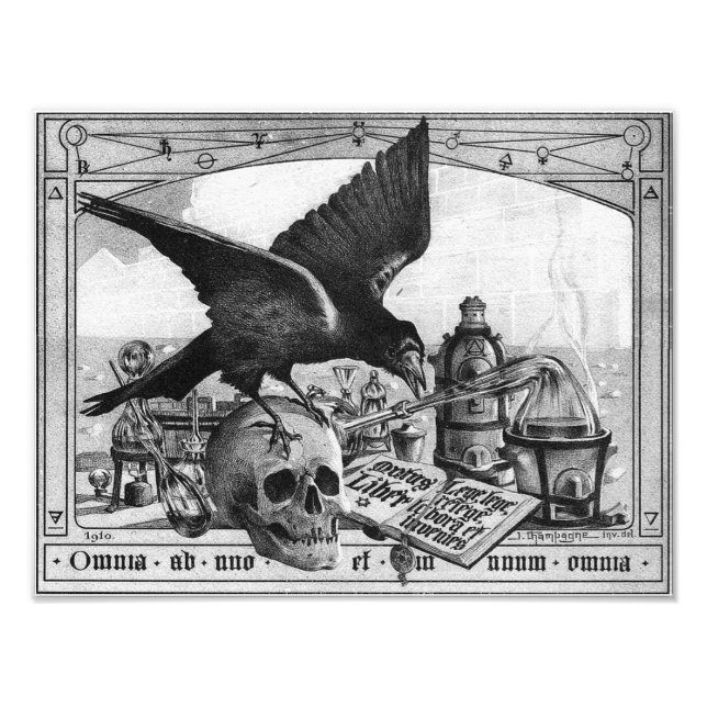 Alchemy Laboratory Tools for the Great Work Photo Print (Front)