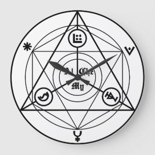 Alchemy manifesto large clock
