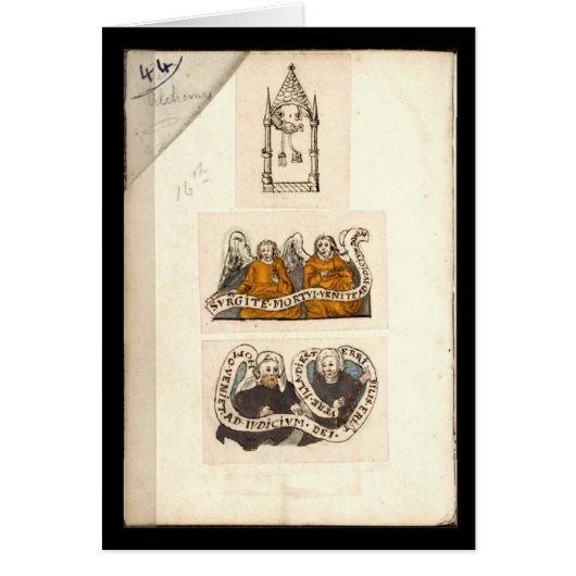 Alchemy Notebook By Johann Grasshoff 1620 Plate 1 (Front)