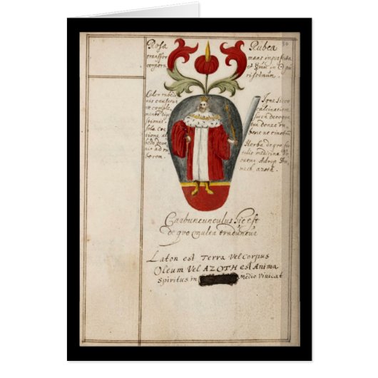 Alchemy Notebook By Johann Grasshoff 1620 Plate 15 (Front)