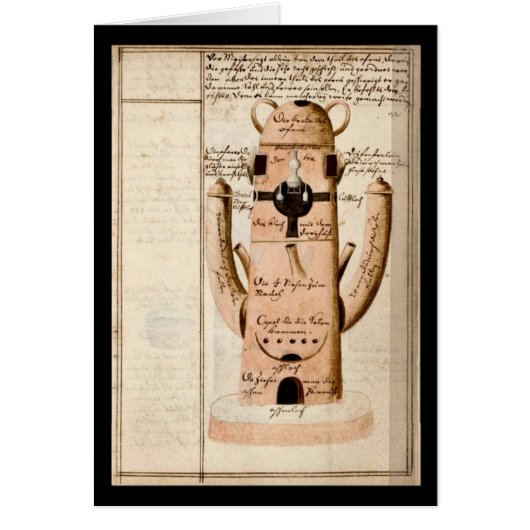 Alchemy Notebook By Johann Grasshoff 1620 Plate 17 (Front)
