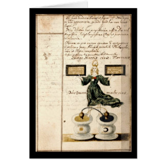 Alchemy Notebook By Johann Grasshoff 1620 Plate 4 Cards