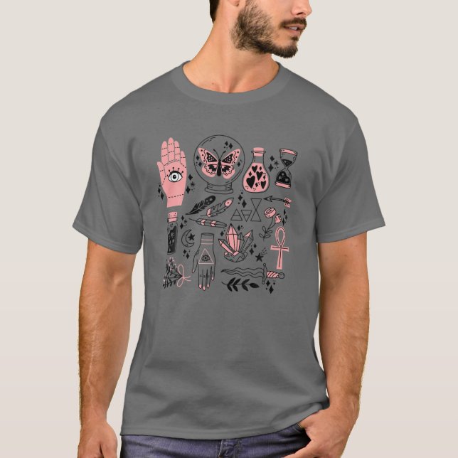 Alchemy - Occult - Witch - Wizard - Mystic - Magic T-Shirt (Front)