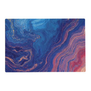 “Alchemy of Currents” – A Colourful Abstract Placemat