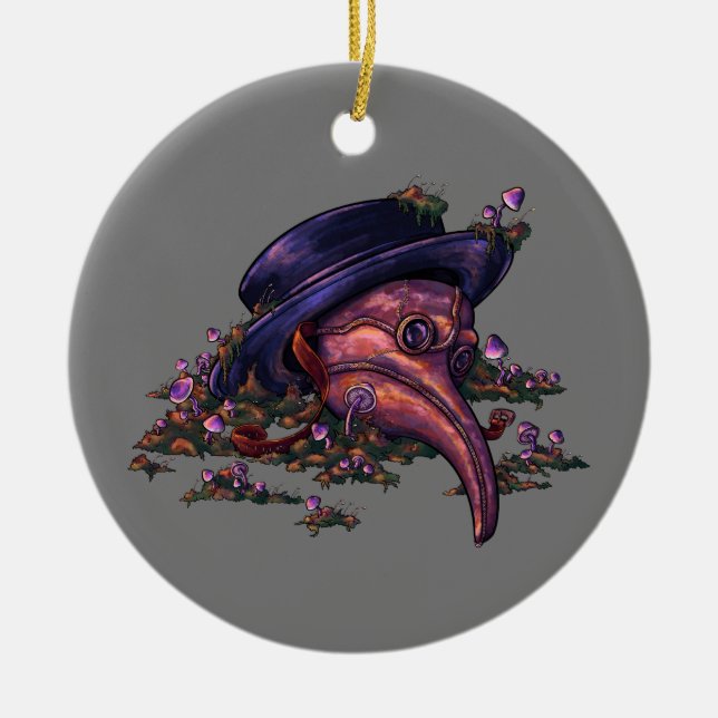 Alchemy of Decay Ceramic Ornament (Front)
