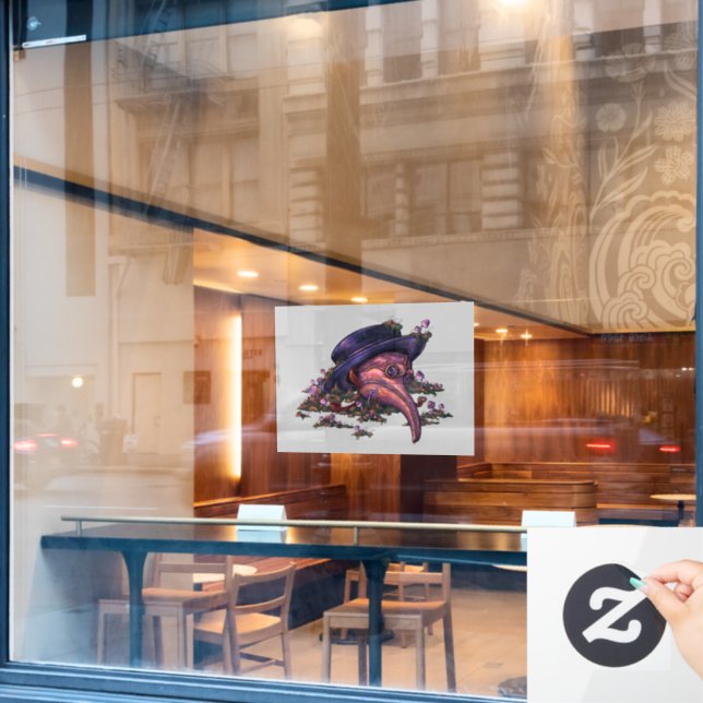 Alchemy of Decay Window Cling (Cafe Window)