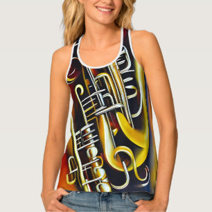 Alchemy of jazz music tank top