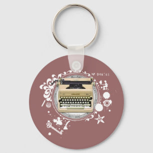 Alchemy of Writing Typewriter Keychain