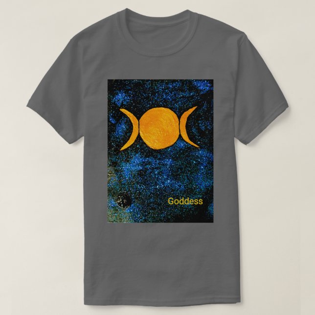 Alchemy Oracle card Triple moon goddess T-Shirt (Design Front)