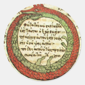 ALCHEMY: oroborus | rare images Classic Round Sticker