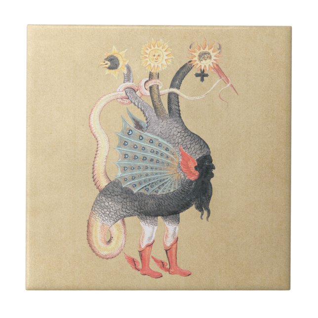 Alchemy Python Color Ceramic Tile (Front)