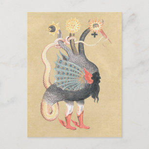 Alchemy Python Dragon Color Postcard