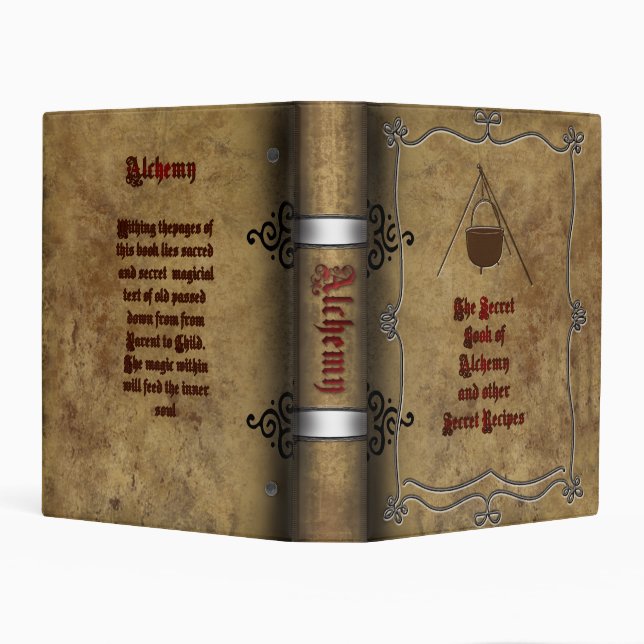 Alchemy Recipes Avery Mini 1" Binder (Background)