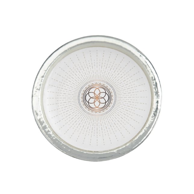 *~* Alchemy Sacred Geometry Shaman Mandala AP40 Ring (Front)