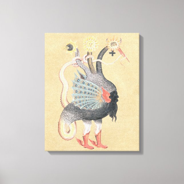 Alchemy Serpent Color Canvas Print (Front)