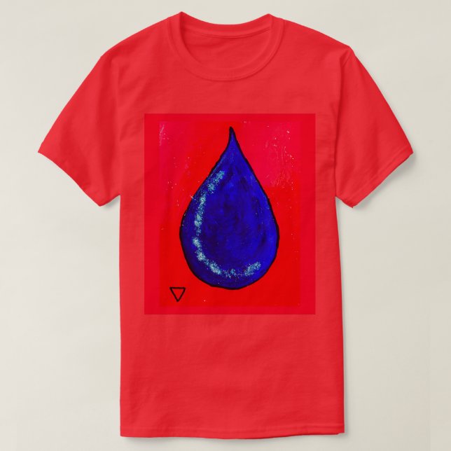 Alchemy water Oracle card design T-Shirt (Design Front)