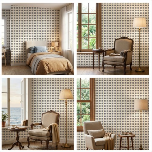 Alchohol Palmetry Lane Mid-Century Peel & Stick  Wallpaper