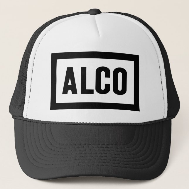 ALCO - Powered by Alco Locomotive Company Trucker Hat (Front)