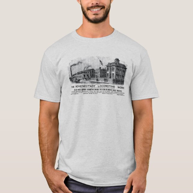 Alco-Schenectady Locomotive Works, 1870 T-Shirt (Front)