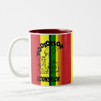 Alcohol Addiction Counselor TwoTone Mug