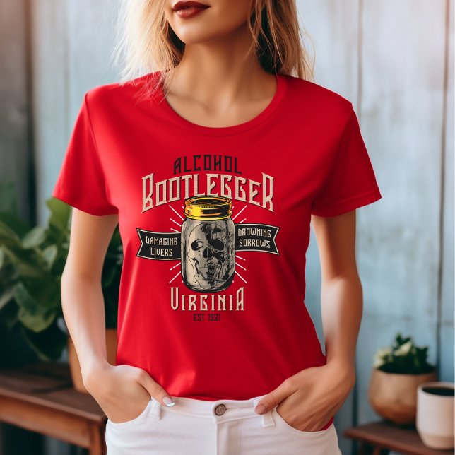 Alcohol Bootlegger Virginia T-Shirt (Creator Uploaded)