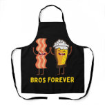 Alcohol Bros Forever Beer Bacon Food Gifts Apron Alcohol Bros Forever Beer Bacon Food Gifts Apron