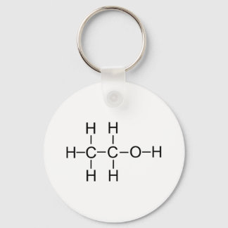 Alcohol - Chemical Formula Keychain