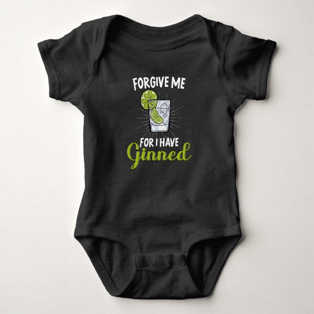 Alcohol Cocktail Bar Bartender Drinking Lime Baby Bodysuit (Front)