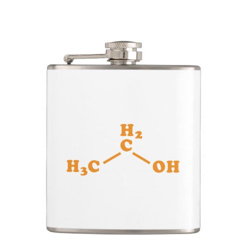 Alcohol Ethanol Molecular Chemical Formula Flask