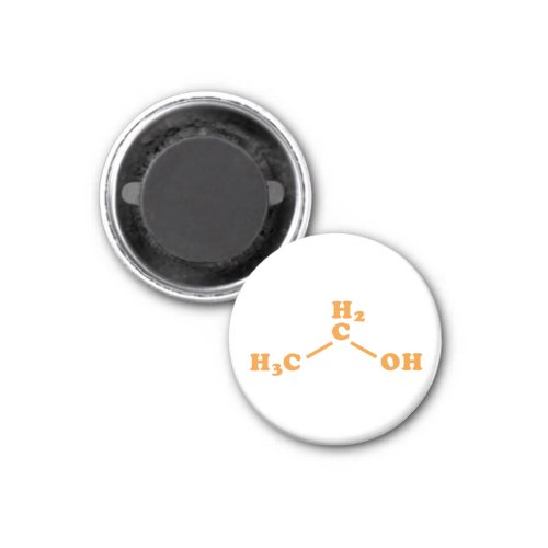 Alcohol Ethanol Molecular Chemical Formula Magnet
