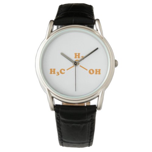 Alcohol Ethanol Molecular Chemical Formula Watch