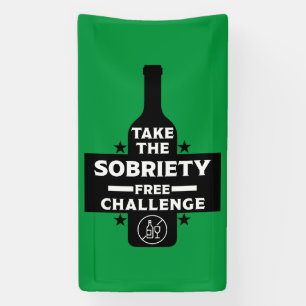  Alcohol Free And Sober Banner