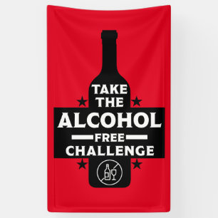 Alcohol Free And Sober Banner