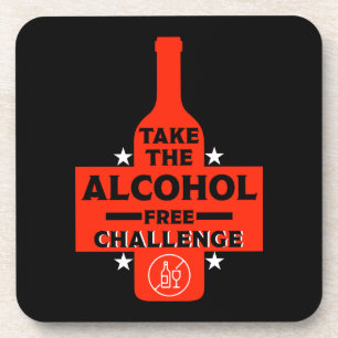 Alcohol Free And Sober Beverage Coaster