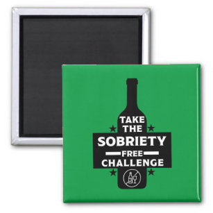  Alcohol Free And Sober Magnet