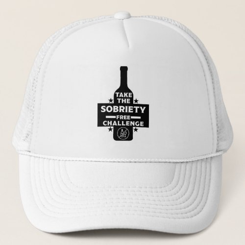  Alcohol Free And Sober Trucker Hat