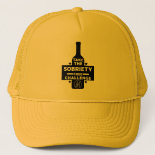 Alcohol Free And Sober Trucker Hat
