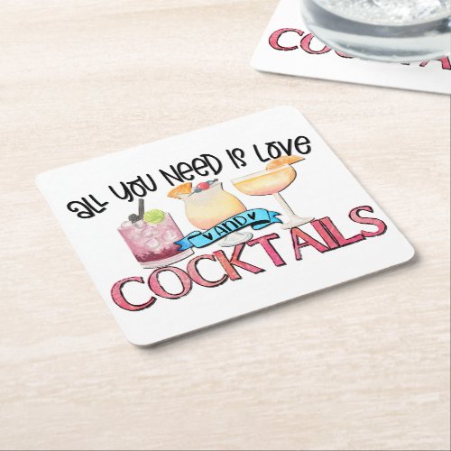 Alcohol Humor Cocktail Coasters