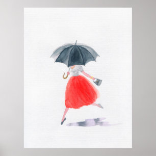 Alcohol Ink Abstract. Bleached Mineral Vintage. Br Poster