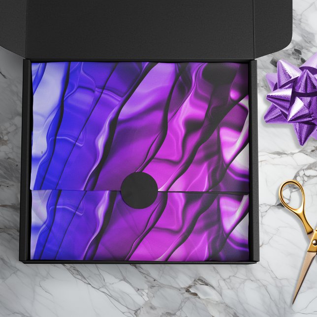 Alcohol Ink Abstract Layer Multi Shades of Purple Tissue Paper (Creator Uploaded)