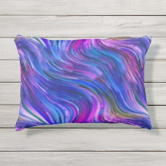 Alcohol Ink Accent Pillow (Front)