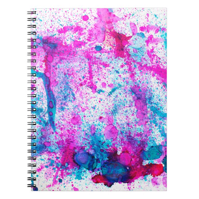 Alcohol Ink Art. Abstract painting. Alcohol Ink ba Notebook (Front)