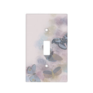 Alcohol Ink Butterflies Light Switch Cover