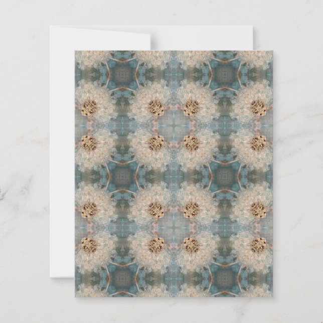 Alcohol Ink Kaleidoscope Floral Craft Paper (Front)