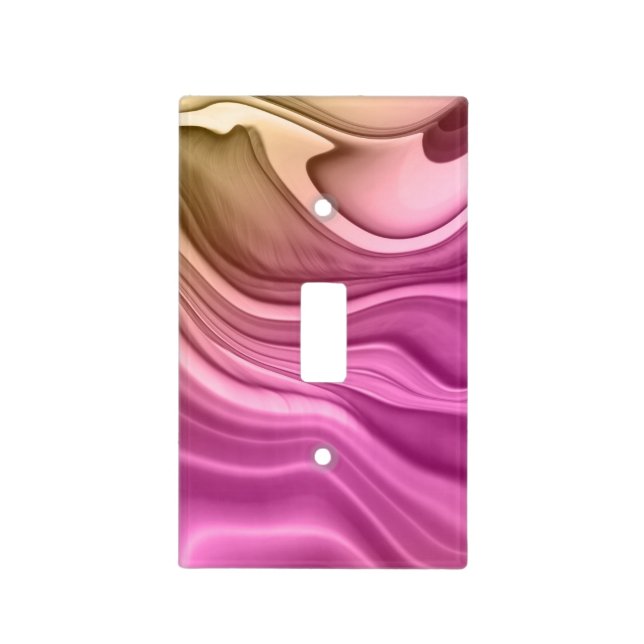 Alcohol Ink Set Aurora Digital Paper-40817 Light Switch Cover (Front)